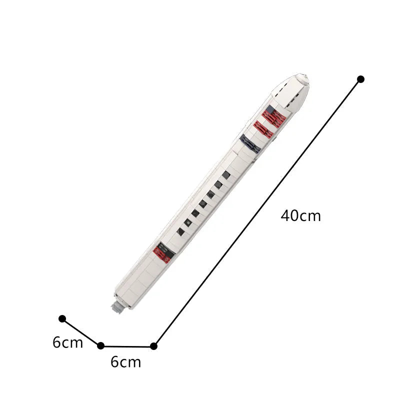Antares Raket Bouwset - 366 Onderdelen | 40cm