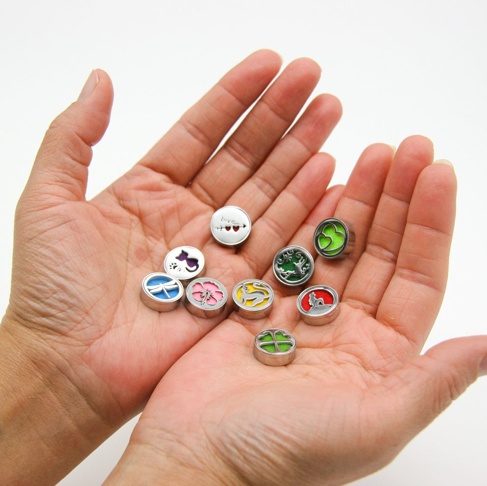 Draagbare Essentiële Olie Diffuser Clip | Wearable Diffuser | 10 Designs