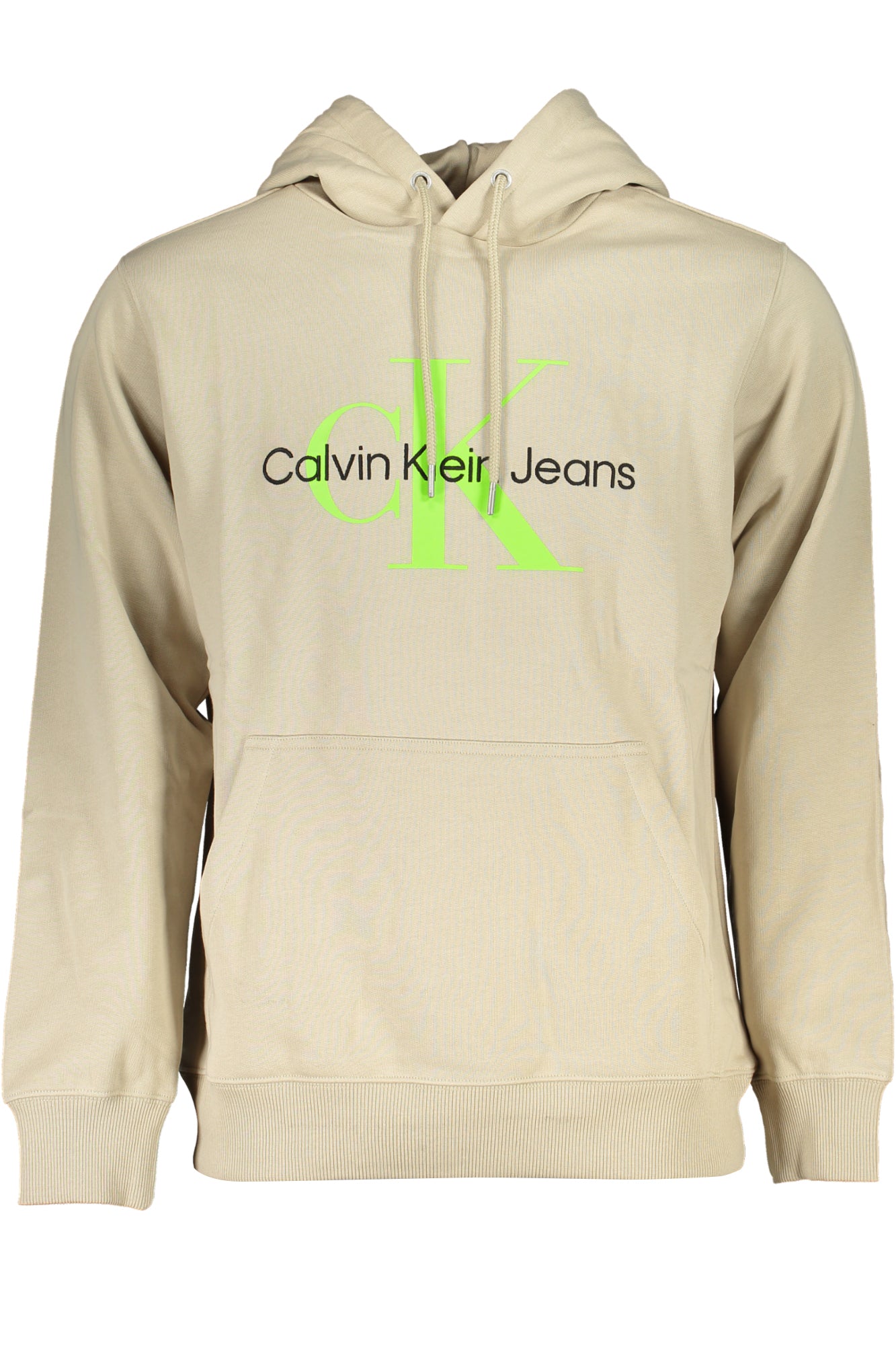 Calvin Klein Heren Beige Sweatshirt met Capuchon