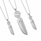 Dreamcatcher Veer Hanger Edelstaal Zilverkleurig