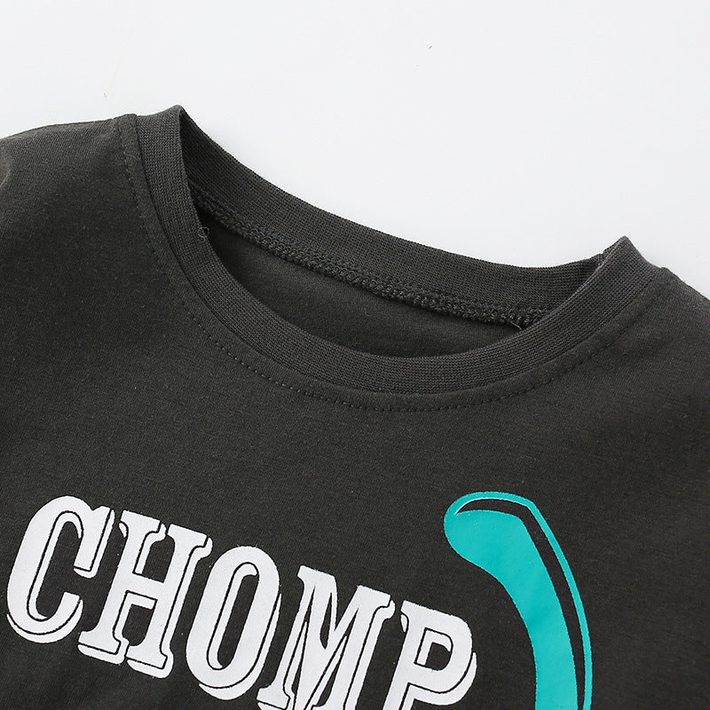 Baby Longsleeve Shirt met Dinosaurus Print - Herfst Collectie