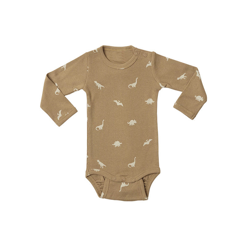Baby Longsleeve Shirt met Dinosaurus Print - Herfst Collectie